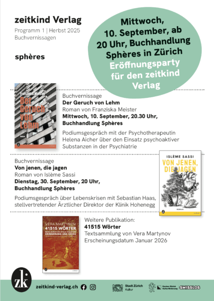 Eröffnungsparty für den zeitkind Verlag